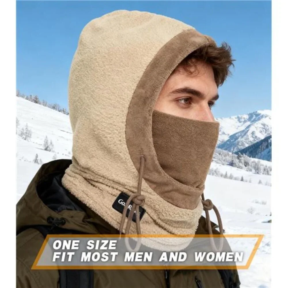 Unisex Balaclava Winter Face Mask Windproof Fleece Ski Mask